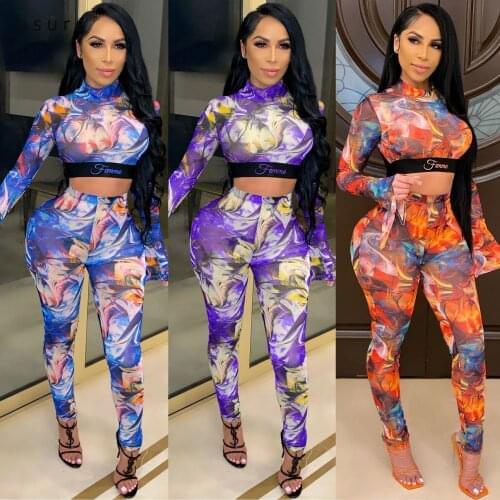 Tracksuit Women Sexy Club Outfit Jogging Full Female Sportswear Office Suit Crop Top And Pant Two Piece Set Home Clothes X5016