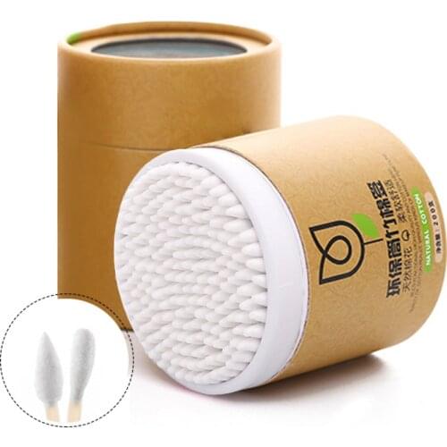 200pcs Double Head Cotton Swab Makeup Cotton Buds Tip For Medical Nose Ears cleanup Health Care Tools disposable Cotton swab