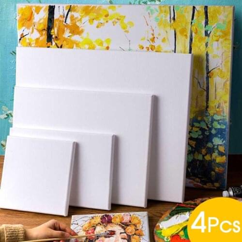 4 Pieces/Set Cotton Wood Frame For Canvas Oil Painting Professional Artist Canvas Framed For Primed Oil Acrylic Paint Wholesale