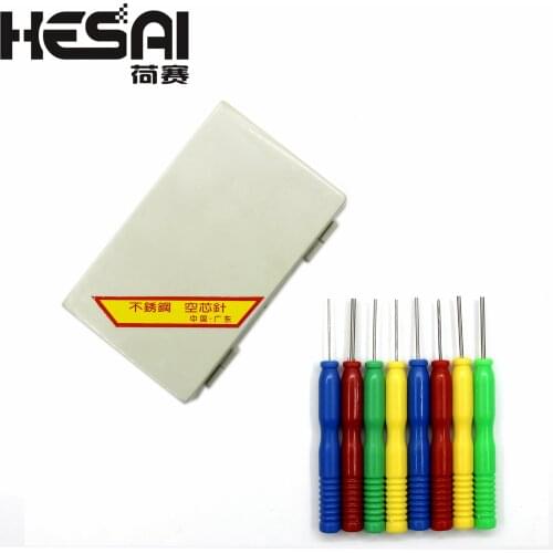 8Pcs/Lots Hollow Needles Desoldering Tool Electronic Components Stainless Steel kits