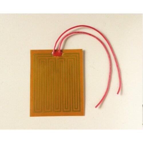 80mmx100mm 12V 35W,PI film heating element heating pan electric Element For 3D Printer film polyimide heater heat rubber