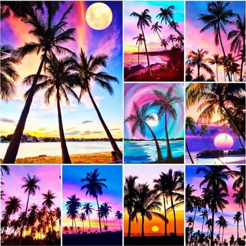 Christmas Diamond Painting Home Wall Decor 5D DIY Full Drill Diamond Embroidery Mosaic Christmas tree Scenery Decoration Gift