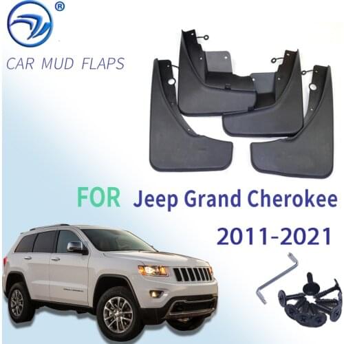 For Jeep Grand Cherokee WK2 2011-2018 Set Front Rear Car Mud Flaps Mudflaps Splash Guards Mud Flap Mudguards 2012 2013 2014 2015
