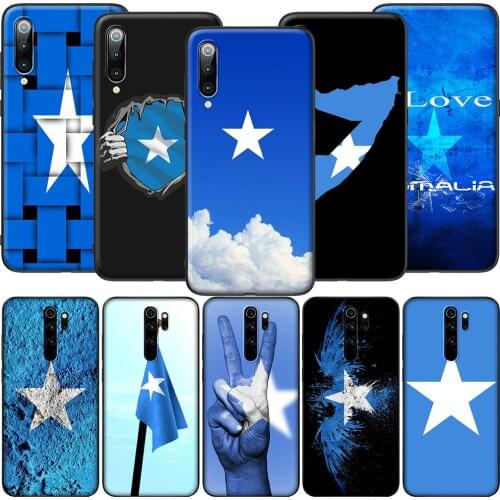GX224 Somalia Banner Flag Case for Xiaomi Note 10 8Lite CC9 9 9T 10T A1 A2 A3 5X 6X F1 Poco F2 X3 NFC M3 Pro Lite