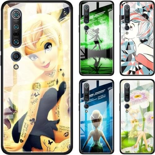 Wendy Tinkerbell Tempered Glass Cover For Xiaomi Mi 11 Ultra 11i 10T Note 10 CC9 CC9E 9T Lite Pro Phone Case Coque