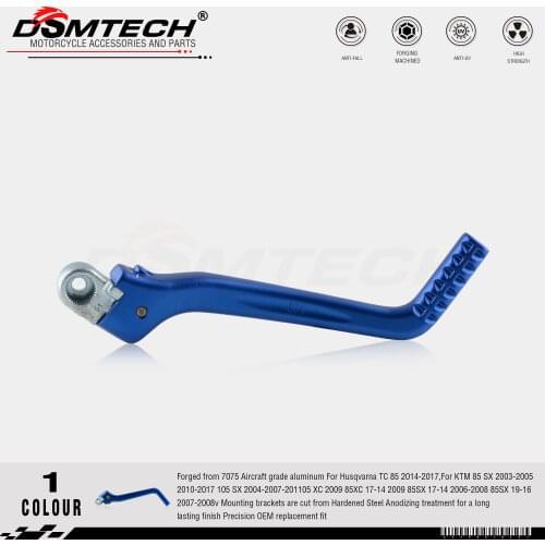 DSMTECH Alloy Kick-start Lever For KTM SX85 2003-2016 SX105 SXS85 SX 105 SXS 85 TC TC85 Motocross Dirt Bike