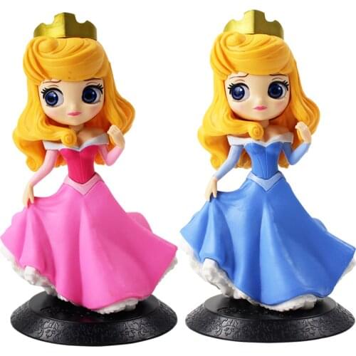 15cm Q Posket Characters Princess Sleeping Beauty Qposket PVC Action Figure Collection Model Toy Doll Gift