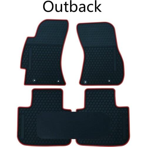 Special Car Floor Mats for 2013-2020 Year Subaru Forester XV Outback No Odor Carpets Waterproof Rubber