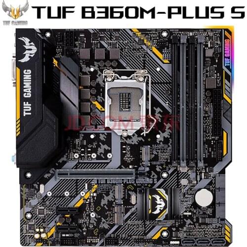 ASUS tuf b360m plus motherboard Intel lga1151 b360 chipset DIMM DDR4 supports i7 87008700k 8500 CPU original packageASUS tuf b36