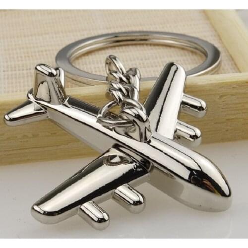 MISANANRYNE Airplane Model Keychain Top Quality Popular Car Key Chain for Men Women Best Birthday Gift Jewelry Bijoux
