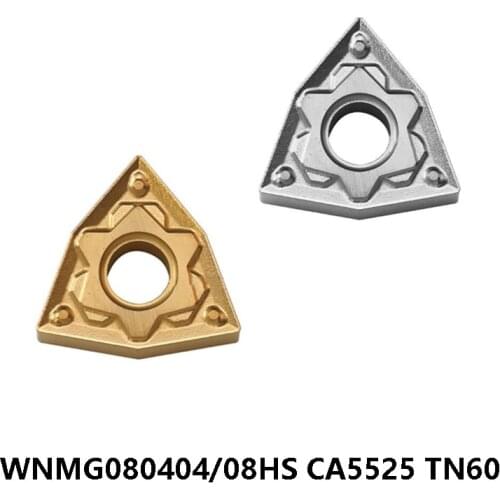 Original Carbide Inserts CNC WNMG080404 WNMG080408 HS TN60 CA5525 WNMG 080408 080404 Lathe Cutter Turning Tools