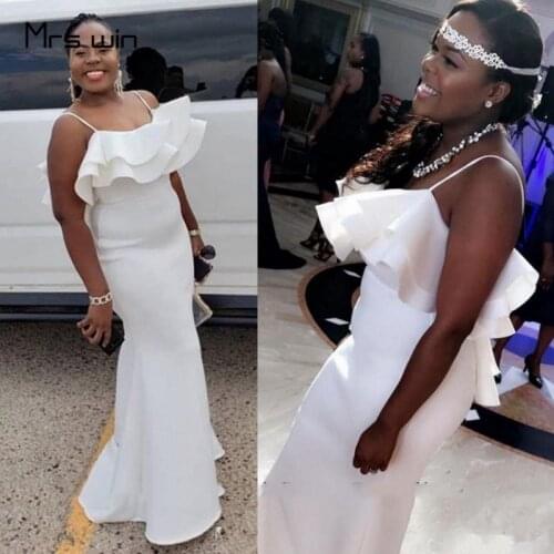 Mrs win Bridesmaid Dresses For Girls Elegant Boat Neck Wedding Party Dress HR268 Mermaid Long Wedding Guest Dress Under 50 2020