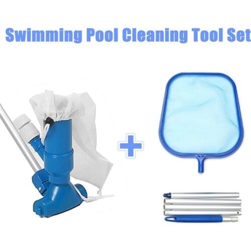 Swimming Pool Vacuum Cleaning Tool Set Suction Head Cleaning Net Kit Professional Pool Cleaning Net Pool Cleaners Accessories U3