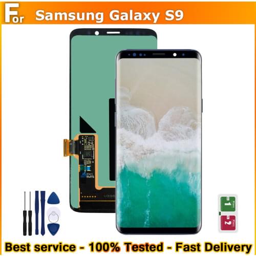 100% Original Display for SAMSUNG Galaxy S9 LCD Display Touch Screen Digitizer S9 G960 G9600 G960F Repair Parts