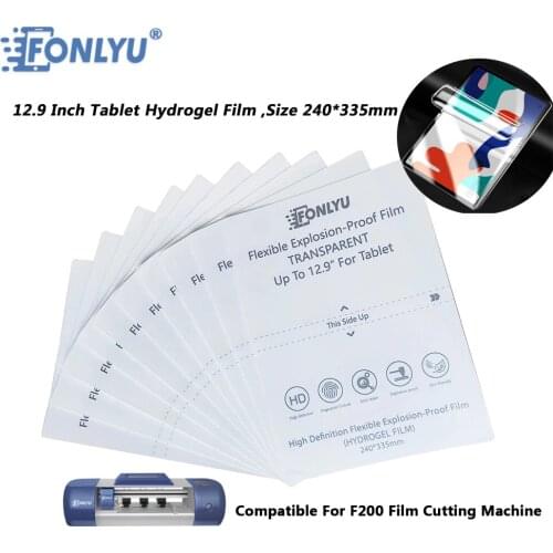 FONLYU 12.9 Inch LaptopTablet Hydrogel Film For Hydrogel Plotter Film Cutting Machine Screen Protector Phone Repair Tools