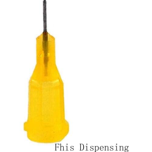 23G 1/4 Inch W/ISO Standard Precision Passivated S.S Dispense Tip with PP Safetylok Hub Glue Dispensing Needle Pack of 1000
