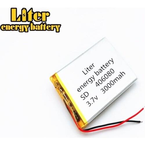 Liter energy battery 406080 3.7V 3000mah tablet battery with Protection Board For VX787 VX530 VX540T VX585