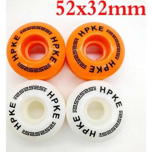Free shipping skate board wheel Pu super rebound 4 pcs/lot 52*32 mm 100A orange white