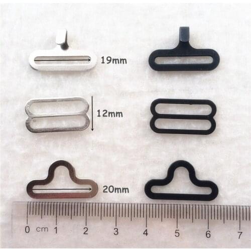 Chenkai 1000 sets Metal Adjustable Bow Tie Hardware Necktie Hook Cravat Clips Fasteners Strap