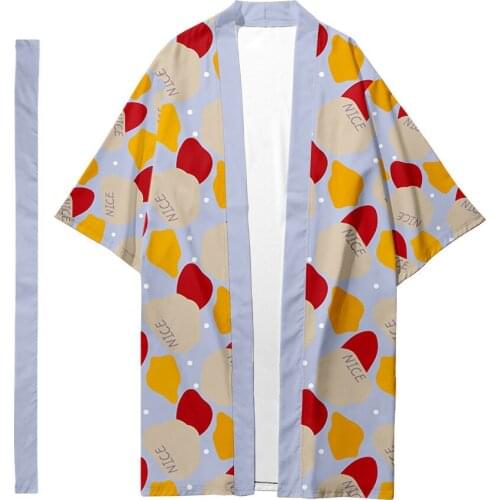 Plus Size XXS-6XL Letter Long Style Tao Robe Loose Japanese Cardigan Women Men Harajuku Haori Kimono Cosplay Top Yukata Clothes