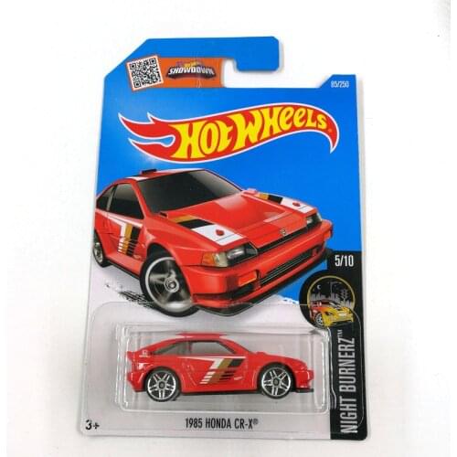 2016 Hot Wheels 1:64 Car 1985 HONDA CR-X Collector Edition Metal Diecast Cars Collection Kids Toys Vehicle For Gift