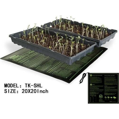 50*25CM EU/AU/US Plug Seedling Heating Mat Waterproof Plant Seed Germination Propagation Clone Starter Pad Garden Supplies