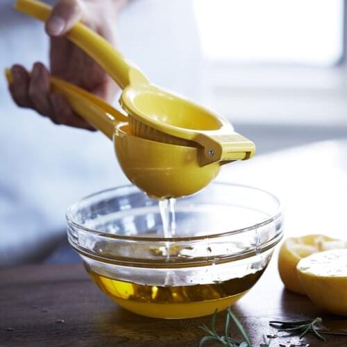 Metal Lemon Squeezer Hend Held Juicer Double Bowl Lemon Lime Squeezer Manual Orange Citrus Press Juicer Squeeze Kitchen Tools