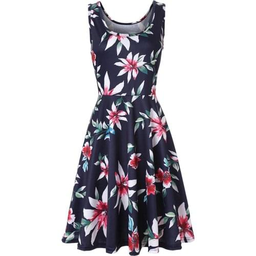 Plus Size Dresses For Women 2021 Summer Scoop Neck Sleeveless Soft Striped A-line SunDress Beach Dress Vestidos De Mujer Casual