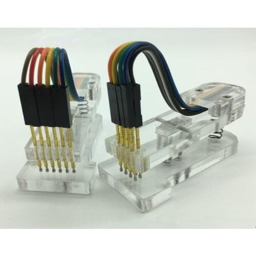 Test Clip Program Burning Clip PCB Fixture Burning Fixture Probe 2.54 2.0 1.5 1.27 Double Row