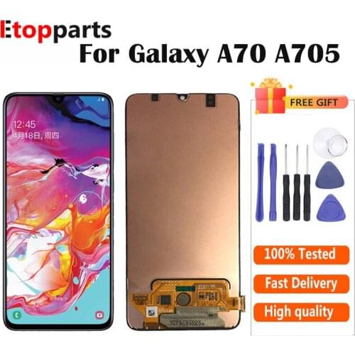 TFT For Samsung Galaxy A70 A705 A705F SM-A705F LCD Screen Display + Touch Screen Digitizer Assembly A70 2019 A70 LCD