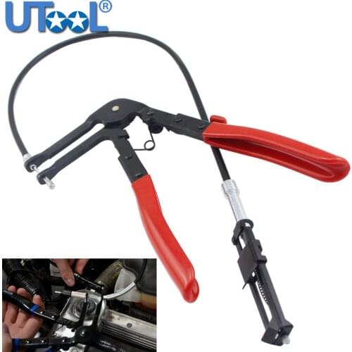 Remote Action Hose Clip Tools Flexible Wire Long Reach Hose Clamp Pliers For Fuel Oil Water Hose