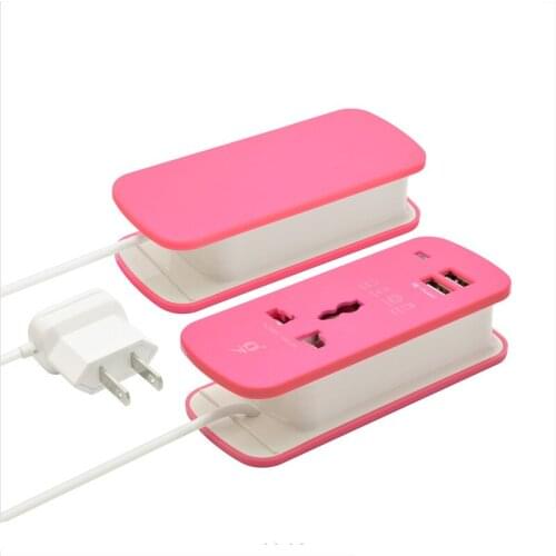 Power Strip Extension Sockets Adapter with USB Outlet US Japan Plug Charger 1.5m 5ft Cord Universal Travel Adapter Smart Phone