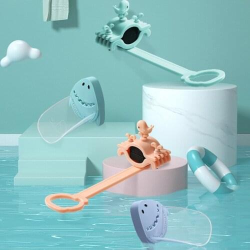 Cartoon Faucet Extender Water Guide Chutes Splash Proof Water Nozzle Extender Sink Handle Extender GRSA889