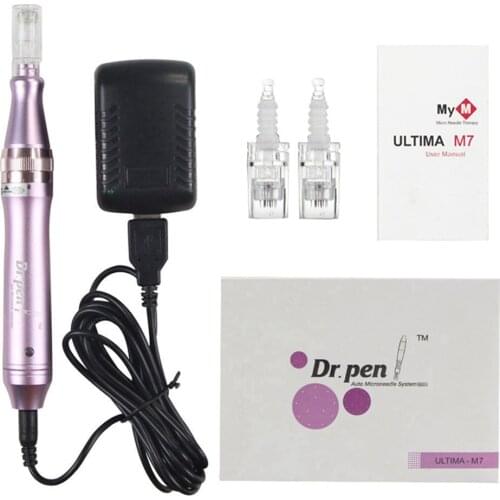 FDA Cosmetic Tattoo Gun Needle Cartridge Dr.pen M7-C Auto Derma Pen Microneedle Semi-permanent Embroidery Tattoo Eyebrow Machine
