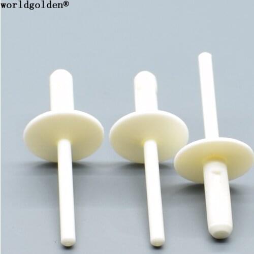 Worldgolden 100pcs auto fasteners Blind Rivet for BMW#517170029532 white color