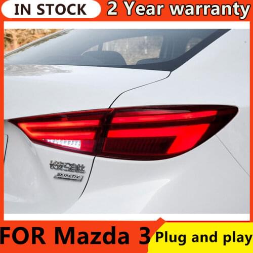 Tail Lamp For Car Mazda 3 Mazda3 Axela 2014-2018 Tail Lights Led Fog Lights DRL Daytime Running Lights Tuning Car Accessories