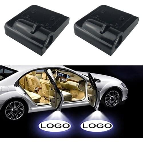 1PCS Wireless Led Car Door Welcome Logo Ghost Shadow Light Car Accessories No Drill Type Car Styling Car Door Projector Light