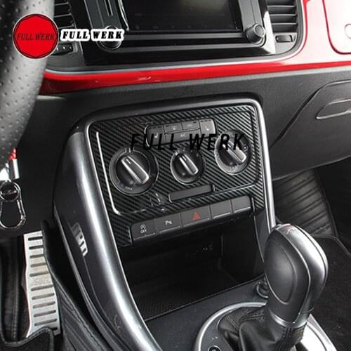 1PC Stainless Steel Car AC Knob Control Panel Trim Decoration Cover Sticker Protector for Beetle 12-19 Interior Moulding Accesso