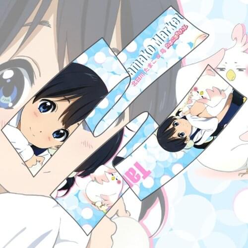 180*25CM Anime Scarf Tamako Market Kitashirakawa Tamako Cute Soft Microfiber Winter Long Scarf