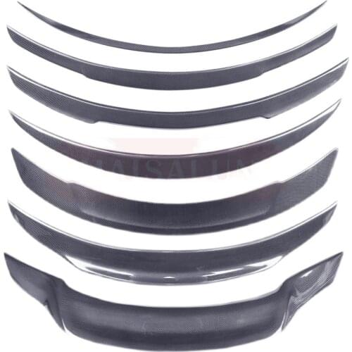 2021 Suitable For Benz Mercedes C-class W204 205 C63c180 200 230l Refitted Non Perforated Carbon Fiber Horizontal Tail Decoratio