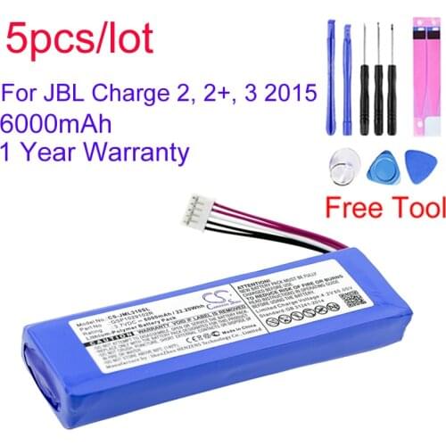5pcs/lot Cameron Sino GSP1029102R P763098 For JBL Charge 2 Charge 2 Plus Charge 3 2015 CS-JML310SL Replacement Loudspeaker Accu