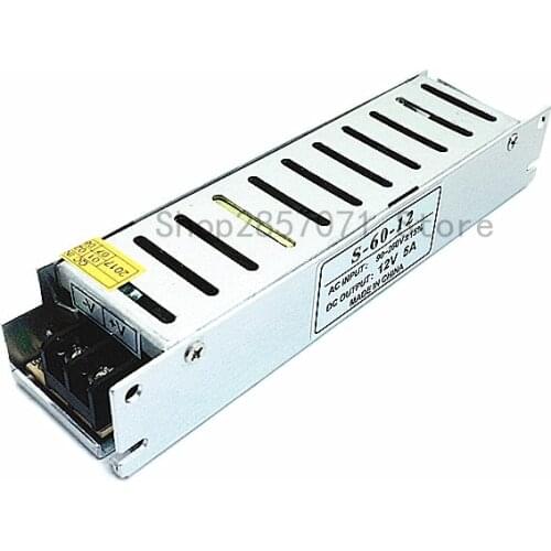 DC12V LED Driver Adapter 5A Light Transformers 60W