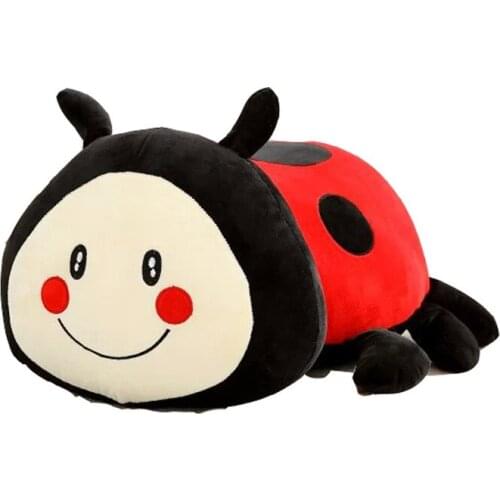 Children plush stuffed toy Ladybird ladybug baby kids plush toy for Christmas birthday gift