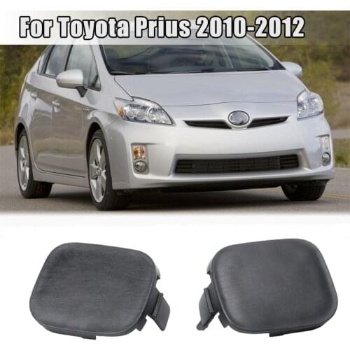Car Front Bumper Tow Hook Trailer Cover for Toyota Prius 2010 2011 2012 Tow Hook Hole Cap Left & Right 52128-47010 52127-47020