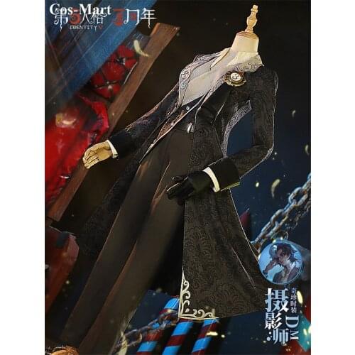 Hot Game Identity V Joseph Desaulniers Cosplay Costume DM Cameraman Male Fashion Uniform Activity Party Role Play Clothing S-XL