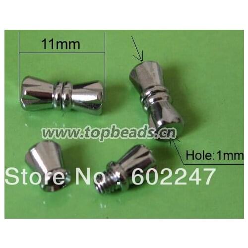 Rhodium Plated Copper Screw Clasp For Necklace/Bracelet Jewelry Clasp Findings 11x5mm