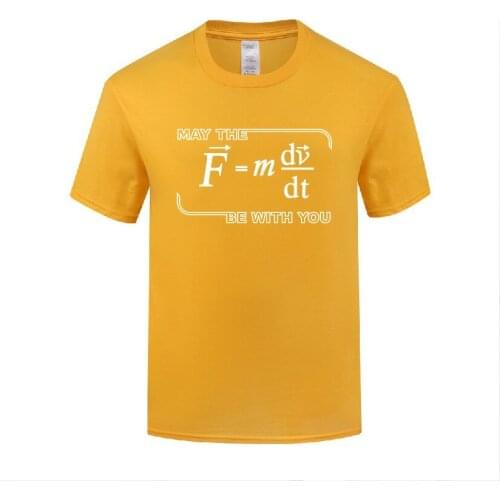 Funny May The F Be with You Cotton T Shirt Sayings Men O-Neck Summer Short Sleeve Tshirts Tops Tees