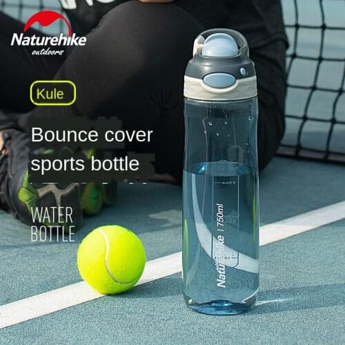 Naturehike Bounce Cover Sports Cup Portable Tritan Cup Outdoor Fitness Kettle sport water Bottle 600mL,750mL