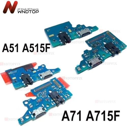Original Charging Port Connector Board Parts Flex Cable For Samsung Galaxy A51 A71 USB Charging Port For Samsung A515F A715F
