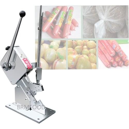 Professional U-Shape Sausage Button Ham Sealing Manual Sausage Casing Clipper Clipping Machine